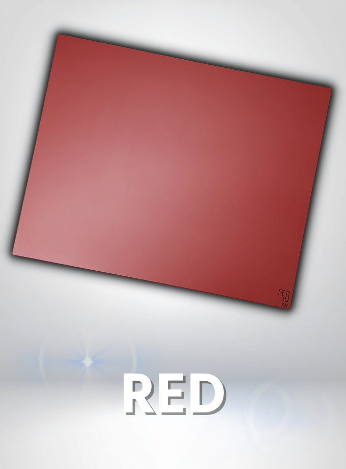 Cerapad kin gaming mousepad glass ceramic red