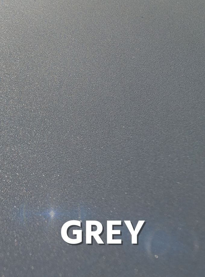 cerapad kin grey up close metallic surface