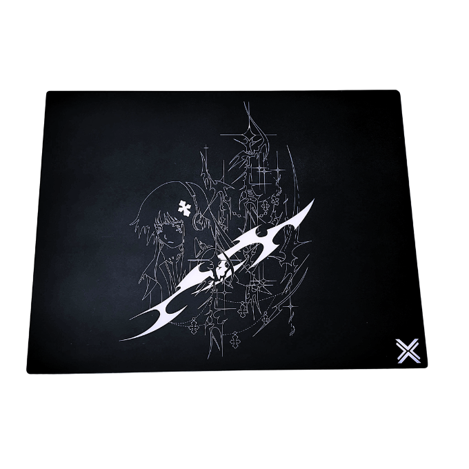 KIN X Custom gaming glass mousepad Hucfps edition